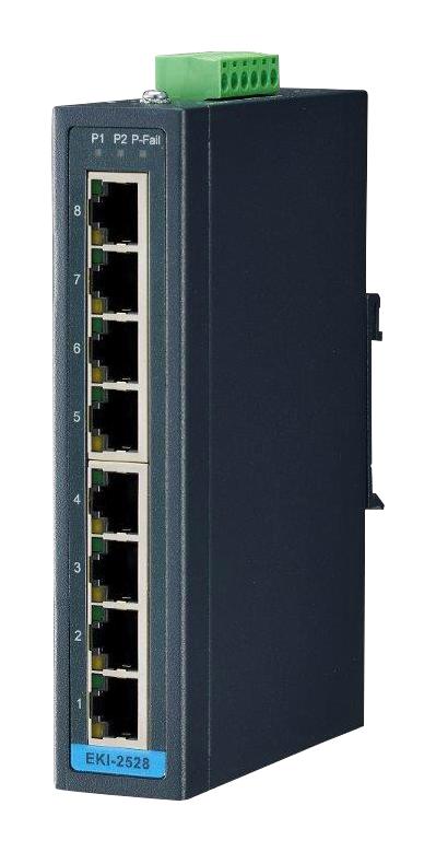 EKI-2528-BE ADVANTECH, ENET MODULE, DIN RAIL/WALL, RJ45
