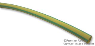 MULTICOMP PRO 15092 Heat Shrink Tubing, 2:1, 0.188 ", 4.8 mm, Green, Yellow, 16.4 ft, 5 m