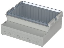 BOPLA 41250109 Plastic Enclosure, Wall Mount, ABS, 132 mm, 257 mm, 217 mm, IP65