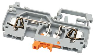 WAGO - 280-870 - DIN Rail Mount Terminal Block, 2 Ways, 28 AWG, 12 AWG, 2.5 mm², Clamp, 16 A