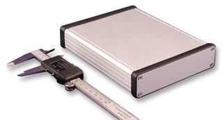 HAMMOND - 1455P1601 - Metal Enclosure, 1455 Series, Extruded With Metal End Panels, Small, Extruded Aluminium, 30.5 mm