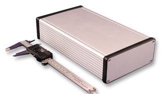 HAMMOND - 1455Q2201 - Metal Enclosure, 1455 Series, Extruded With Metal End Panels, Small, Extruded Aluminium, 51.5 mm