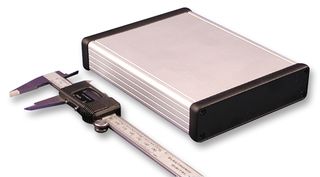 HAMMOND 1455P1602 Metal Enclosure, 1455 Series, Extruded With Plastic End Panels, Small, Extruded Aluminium, 30.5 mm