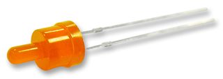 MULTICOMP PRO MCL223AD LED, Orange, Through Hole, 2mm, 20 mA, 2 V, 625 nm