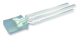 MULTICOMP PRO L239PURXGW LED, AlInGaP, Ultra Red, Green, Through Hole, 120 °, Rectangular, UR 20mA, G 20mA