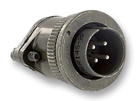 ITT CANNON MS3106R14S-5PF16 Circular Connector, MIL-DTL-5015 Series, MS3106 Series, Straight Plug, 5 Contacts, Solder Pin