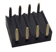 MULTICOMP PRO 2212BR-04G PCB Receptacle, Board-to-Board, 2.54 mm, 1 Rows, 4 Contacts, Through Hole Mount Right Angle