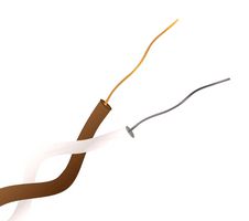 LABFACILITY WT-300X100 Thermocouple Wire, IEC, PTFE Insulated, Twin Twisted Pair, Type T, 1 x 0.2mm, 100 m