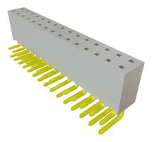 SAMTEC SSW-115-02-G-D-RA PCB Receptacle, Board-to-Board, 2.54 mm, 2 Rows, 30 Contacts, Through Hole Mount Right Angle