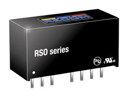 RECOM POWER - RSO-2415SZ/H3 - Isolated Through Hole DC/DC Converter, Medical, SIP, 4:1, 1 W, 1 Output, 15 V