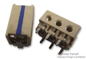 TE CONNECTIVITY 1-2106751-3 Lighting Connector, 20 AWG, SSL Series, 3 Contacts, Receptacle, 4 mm, Through Hole, 1 Rows