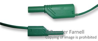 HIRSCHMANN TEST AND MEASUREMENT 975163104 TEST LEAD, GRN, 1M, 1KV, 10A