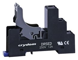 SENSATA/CRYDOM DRSED Relay Socket, DIN Rail, Screw, 5 Pins, 12 A, 250 V, ED Series