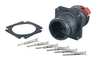 SOURIAU-SUNBANK / EATON CL1M2201 Circular Connector, Standard Circular Connector, Souriau Clipper Series, Panel Mount Receptacle