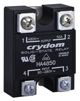 SENSATA/CRYDOM HA4875 Solid State Relay, SPST-NO, 75 A, 530 Vrms, Panel Mount, Screw, Zero Crossing