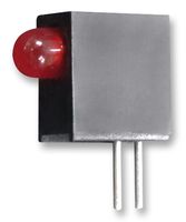 KINGBRIGHT L-710A8EW/1ID LED, Red, Through Hole, T-1 (3mm), 20 mA, 2 V, 625 nm