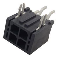 WURTH ELEKTRONIK 662004230822 Rectangular Power Connector, Right Angle, 4 Contacts, WR-MPC3, PCB Mount, Surface Mount, 3 mm
