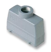 ILME MHV24.25 Heavy Duty Connector, M25 Top Entry, 4 Pegs, Low Profile, Hood, Top Entry, Aluminium Body, 2 Lever