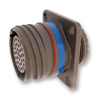 AMPHENOL LTD D38999/20WB98PN Circular Connector, MIL-DTL-38999 Series III, D38999/20 Series, Wall Mount Receptacle, 6 Contacts