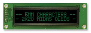 MIDAS DISPLAYS MCOC2002A1WMGE