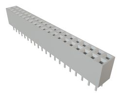 SAMTEC BCS-120-L-D-TE PCB Receptacle, Board-to-Board, 2.54 mm, 2 Rows, 40 Contacts, Through Hole Mount