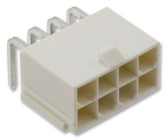 MOLEX 87427-0202 Pin Header, Wire-to-Board, 4.2 mm, 2 Rows, 2 Contacts, Through Hole Right Angle