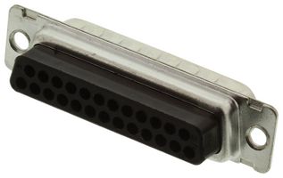 AMPHENOL COMMUNICATIONS SOLUTIONS 865625PLTXLF D Sub Connector Housing, 25 Ways, D Sub, DB, FCI 8656, Plug, Steel Body