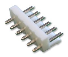 JST / JAPAN SOLDERLESS TERMINALS B6P-VH(LF)(SN) Pin Header, Wire-to-Board, 3.96 mm, 1 Rows, 6 Contacts, Through Hole Straight, VH
