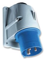 AMPHENOL SINE/TUCHEL 2CMA193289R1000 Pin & Sleeve Connector, 16 A, 130 V, Cable Mount, Plug, 2P+E, Yellow