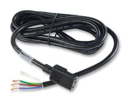 VOLEX 17621 Mains Power Cord, Shielded, IEC 60320 C13 to Free End, 2.997 m, 13 A, 250 VAC, Black