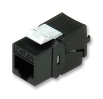 ROLINE 26.11.0376 Modular Connector, RJ45 Jack, 1 x 1 (Port), 8P8C, Cat6a, Cable Mount