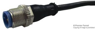 TE CONNECTIVITY 1-2273034-1 Sensor Cable, AMP, M12 Plug, Free End, 5 Positions, 1.5 m, 4.9 ft