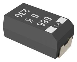 KEMET T525D687M003ATE025 Tantalum Polymer Capacitor, 680 µF, ± 20%, 3 V, D, 0.025 ohm, 2917 [7343 Metric]