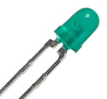 BROADCOM HLMP-1621 LED, Yellow, Through Hole, T-1 (3mm), 13 mA, 12 V, 585 nm