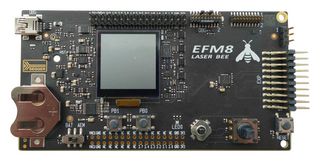 SILICON LABS SLSTK2030A Evaluation Board, EFM8 Laser Bee MCU's, Integrated Debugger, LCD Display