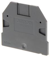 OMRON INDUSTRIAL AUTOMATION XW5E-S16 End Cover, XW5E Series, XW5T & XW5G Series DIN Rail Terminal Blocks