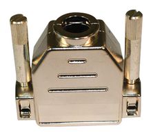 NORCOMP 973-009-020R121 D Sub Backshell, ARMOR 973 Series, DE, 180°, ABS (Acrylonitrile Butadiene Styrene) Body