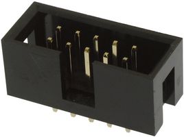 MULTICOMP PRO SPC20505 Pin Header, Wire-to-Board, 2.54 mm, 2 Rows, 10 Contacts, Through Hole Straight