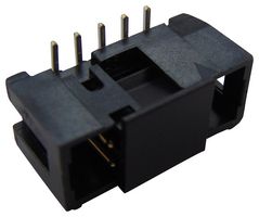 3M D2510-6V0C-AR-WD Pin Header, Wire-to-Board, 2.54 mm, 2 Rows, 10 Contacts, Surface Mount Straight, D2500