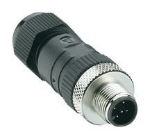 LUMBERG AUTOMATION - 44971 - Sensor Connector, RSC Series, M12, Male, 8 Positions, Screw Pin, Straight Cable Mount
