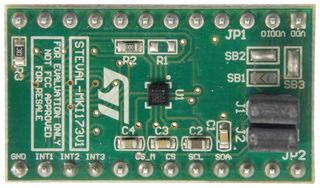 STMICROELECTRONICS STEVAL-MKI173V1 Adapter Board, MEMS Motion Sensor Evaluation Motherboards, DIL24, STEVAL-MKI109V3