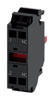 SIEMENS 3SU1400-1AA10-3CA0 Contact Block, SPST-NC, 10 A, 500 V, 1 Pole, 3SU Series, Spring Clamp