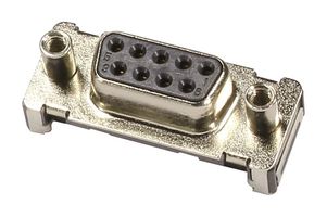 HARTING 09551156622741 D Sub Connector, DB9, Standard, Receptacle, 9 Contacts, DE, Solder