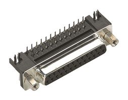 HARTING - 09682535613 - D Sub Connector, R/A, Standard, Receptacle, 15 Contacts, DA, Solder