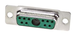 HARTING 09692017111 D Sub Connector Housing, 11W1, 11 Ways, Combo Layout D Sub, DA, Receptacle, Steel Body