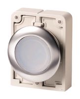 EATON MOELLER M30C-FDRL-W Switch Actuator, Eaton RMQ-Titan M30 Series Illuminated Maintained Flush Pushbutton Switches