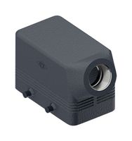 ILME MHOE10.20M Heavy Duty Connector, Hood, Side Entry, Aluminium Body, 2 Lever, ILME Connector Inserts