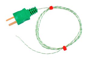 LABFACILITY XF-1242-FAR Thermocouple, Moulded-on Plug, IEC, K, -75 °C, 250 °C, 9.8 ft, 3 m