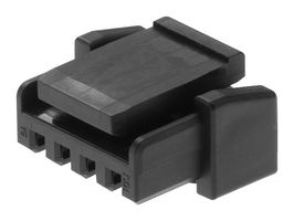 MOLEX 505565-0601 Connector Housing, Black, Micro-Lock Plus 505565 Series, Receptacle, 6 Ways, 1.25 mm