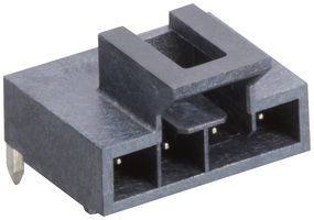 MOLEX 105313-1102 Pin Header, Wire-to-Board, 2.5 mm, 1 Rows, 2 Contacts, Through Hole Right Angle
